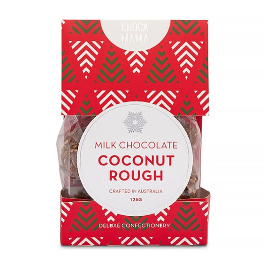 Christmas Milk Chocolate Coconut Rough 125g