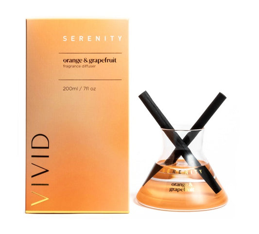 Vivid - Orange & Grapefruit 200ml Diffuser