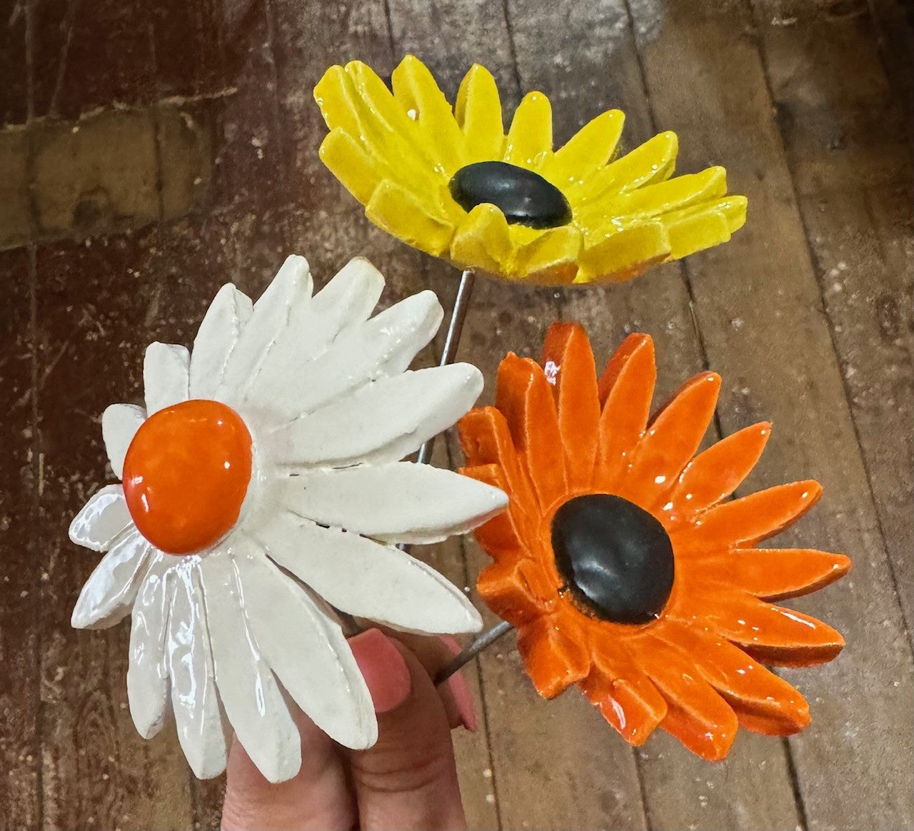 Ceramic Flowers - Daisy White