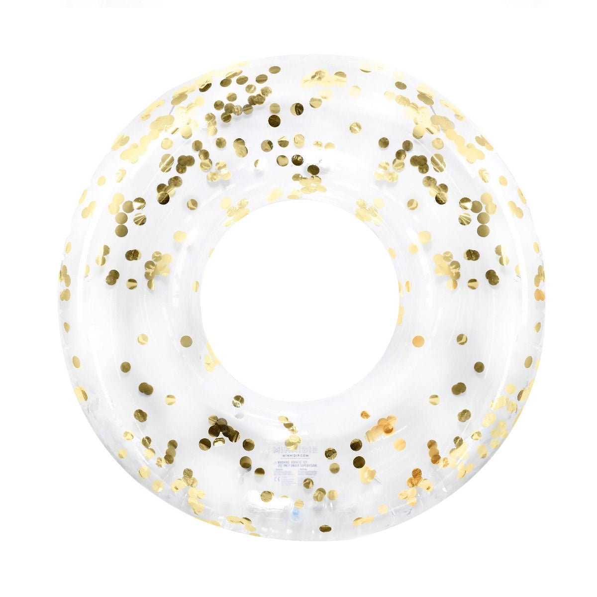 Minnidip Gold Confetti Ring Float