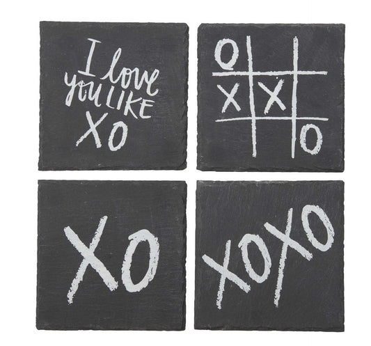 XO Coaster Set/4