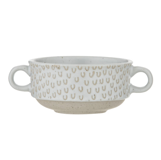 Kitson Ramekin w/handles - White