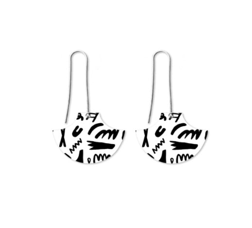 Michael Black Pagoda Long Drop Earrings