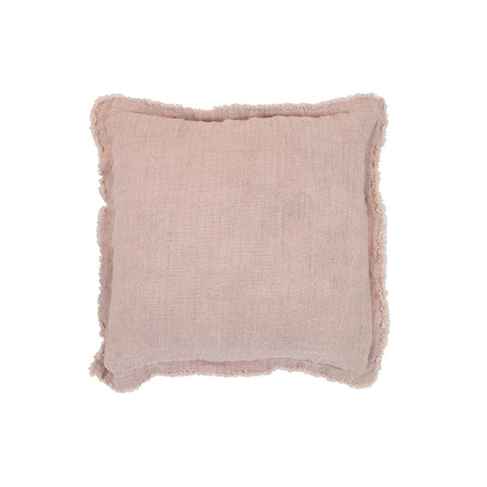 Bless Linen Cushion - Pink