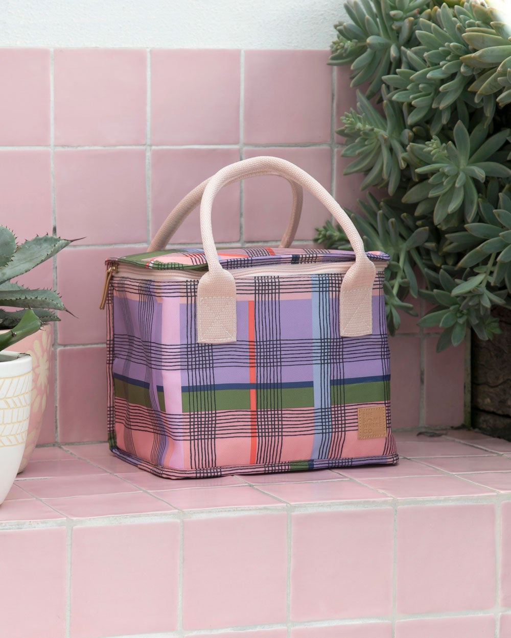 Meadow Lunch Bag w/ Canvas Handles
