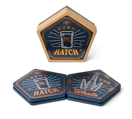 Beer Ceramic Coasters, Set of 4