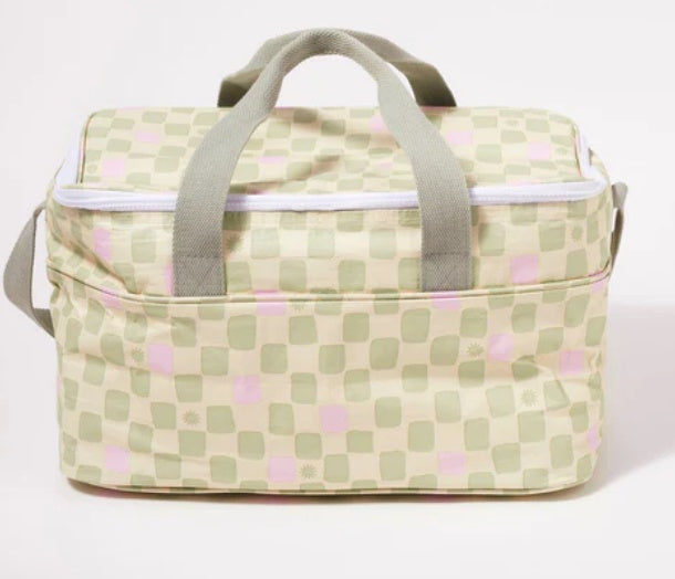 Large Cooler Bag - Checkerboard