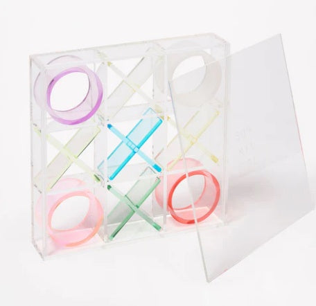 Lucite Tic Tac Toe Aurora