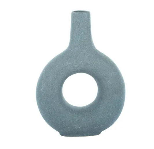 Tori Ceramic Vase (Denim)