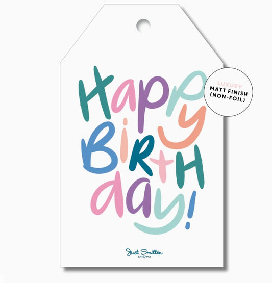 Gift Tag - HBD Letter (pretty pastels)