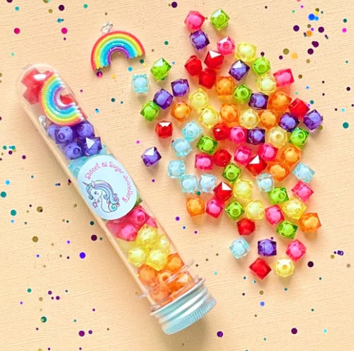 Rainbow Test Tube Jewellery Making Kit