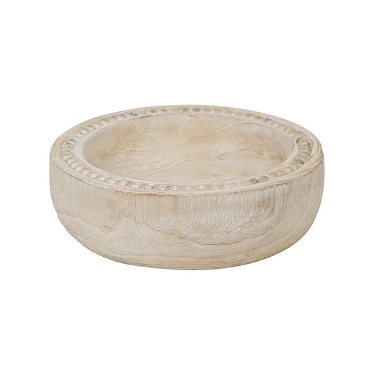 Gomez Timber Bead Edge Round Bowl