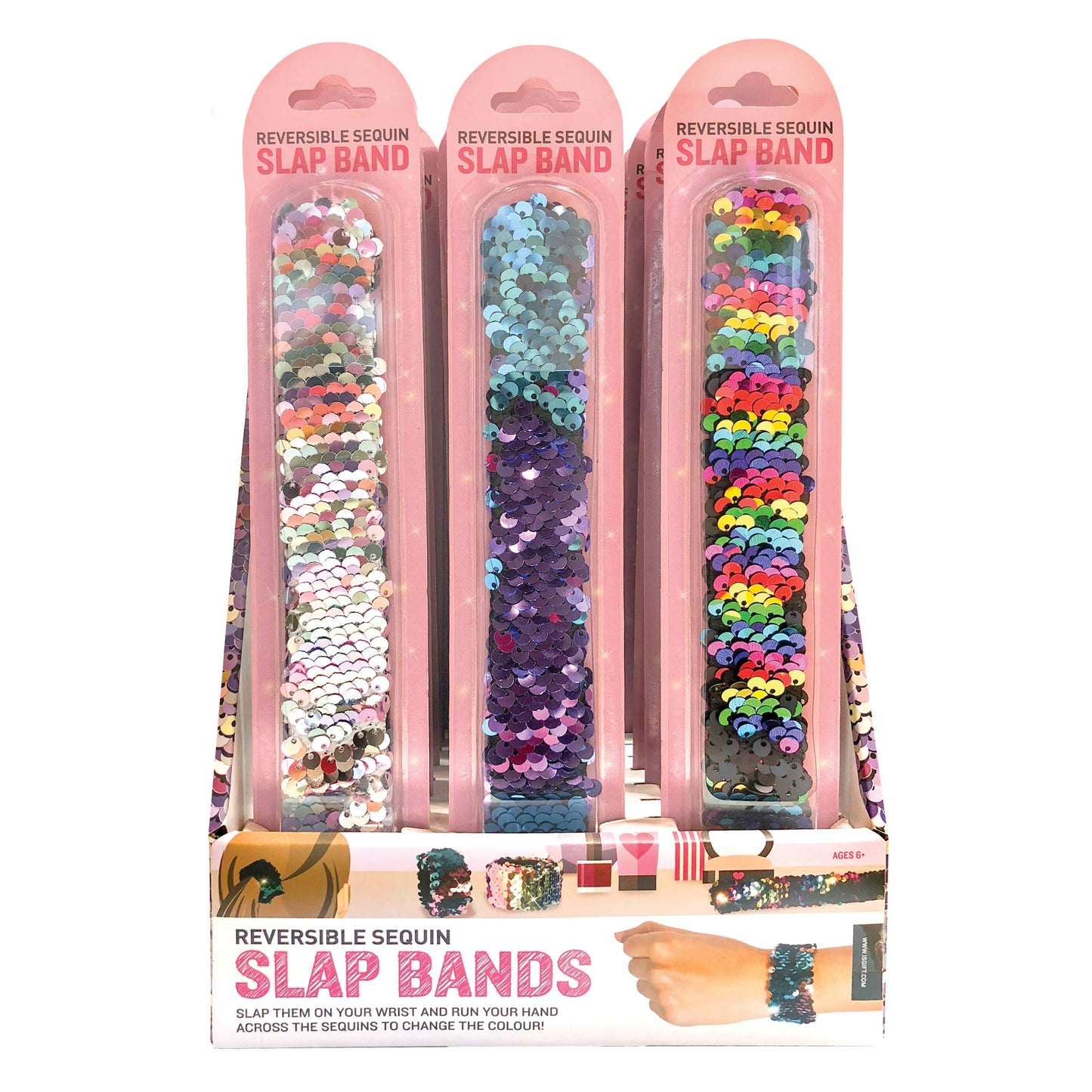 Slap Bands - Sequin
