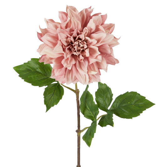 Dried Look Dahlia Stem Large 61cm Pink