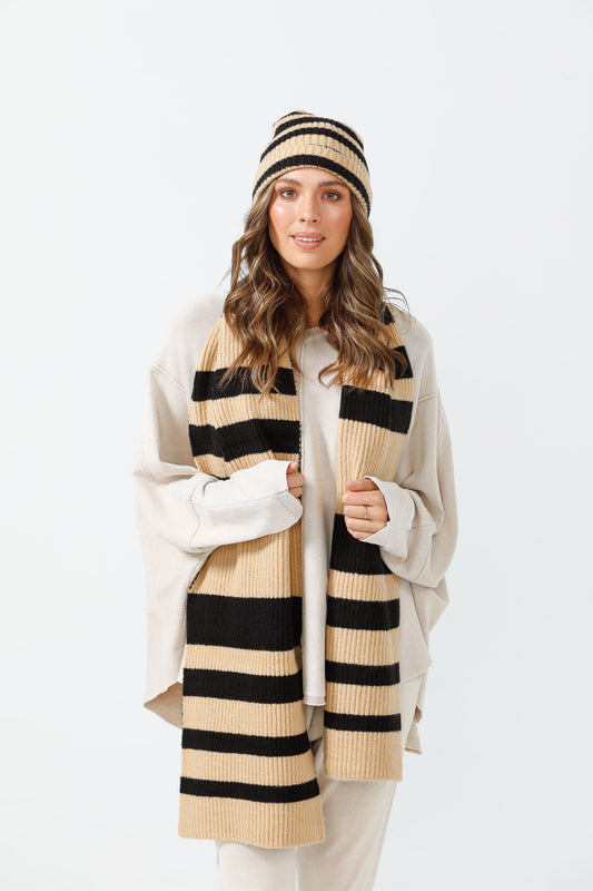 Billy Scarf - Black stripe