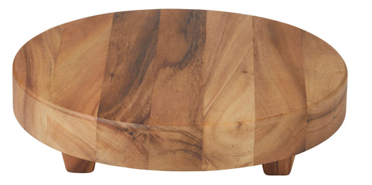 Acacia Wood Round Board with feet