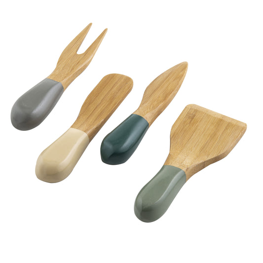 Bamboo Cheese Knife Set/4