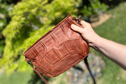 Leather Cross Body - Chloe